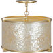 Sommers Bend 4 Light 17 inch Capiz Shell Gold Semi Flush Ceiling Light