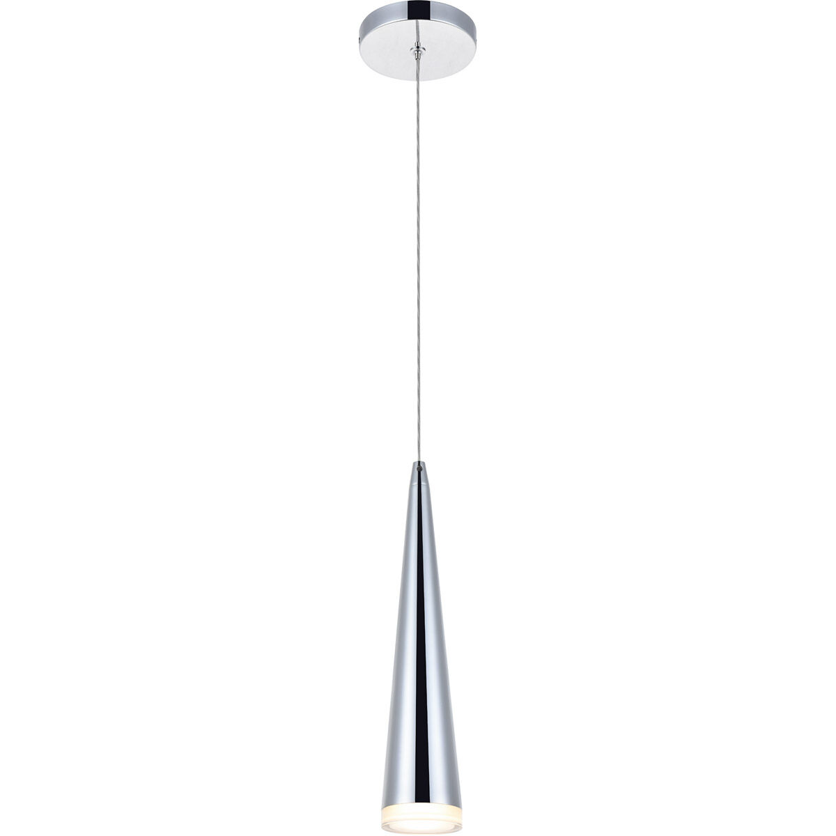 Fantasia LED 4.72 inch Chrome Pendant Ceiling Light
