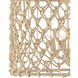 Chesapeake 4 Light 21 inch Beige Drum Chandelier Ceiling Light