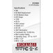 Lumos LED Medium 8 watt 120 4000K LED Filament, LED Filament