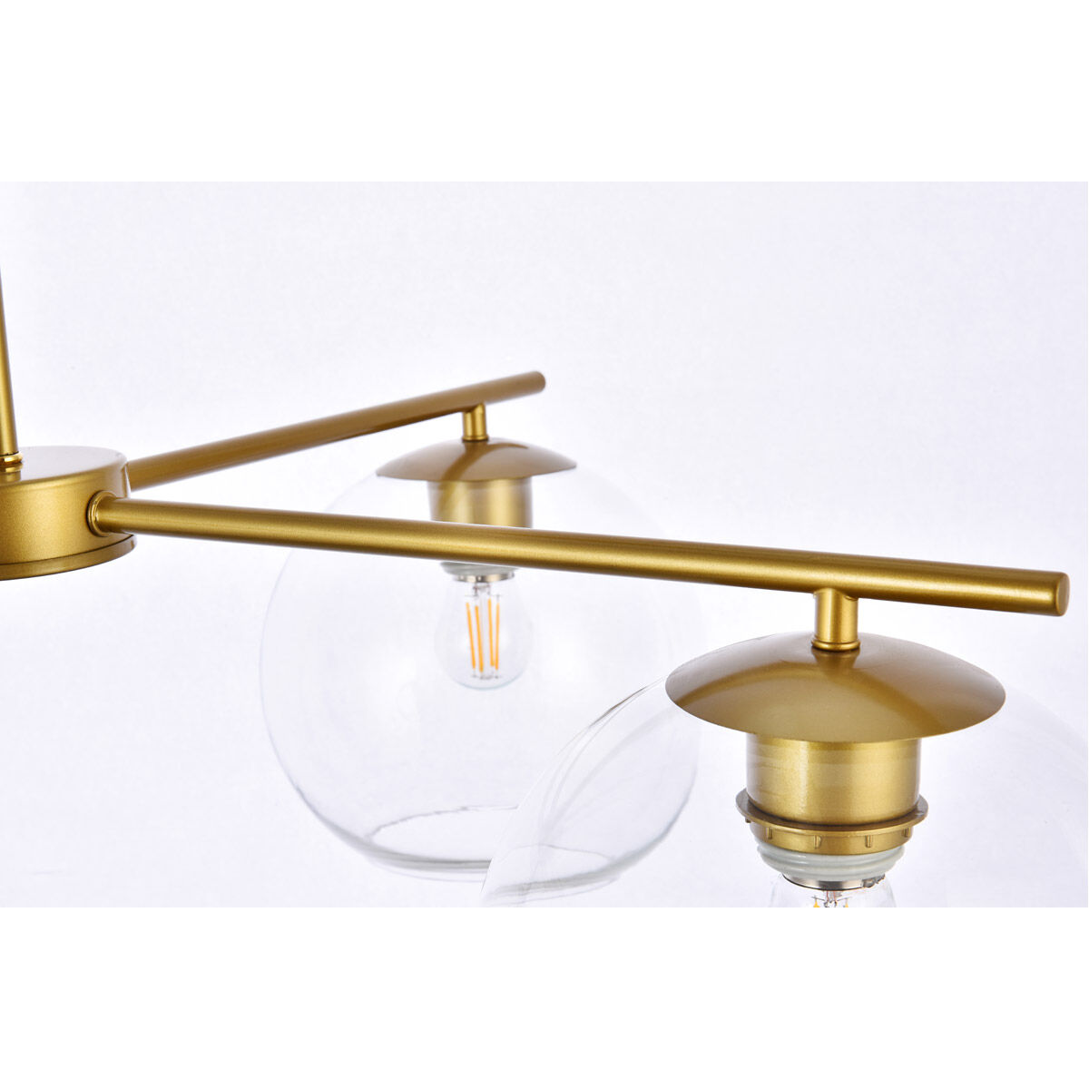 Opus 4 Light 31 inch Brass Pendant Ceiling Light