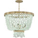 Dune LED 25 inch Burnished Gold Chandelier Ceiling Light