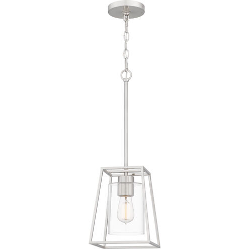 Prescott 1 Light 8 inch Brushed Nickel Mini Pendant Ceiling Light, Small