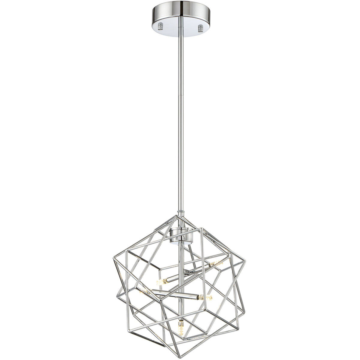 Stacia LED 11 inch Chrome Pendant Ceiling Light