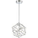 Stacia LED 11 inch Chrome Pendant Ceiling Light