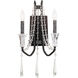 Barcelona Sconce Wall Light in Onyx