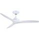 Spitfire Matte White Fan Motor