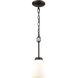 Winslow 1 Light 5 inch Oil Rubbed Bronze Mini Pendant Ceiling Light