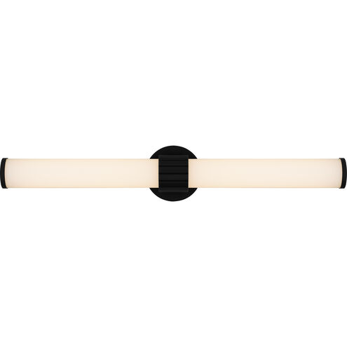 Kaye LED 28 inch Matte Black Bath Light Wall Light, Large