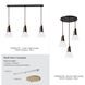 Kora 9.1 inch Oil Rubbed Bronze/Modern Brass Mini Pendant Ceiling Light