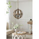 Wooden 32.1 inch Weathered White Coffee Table