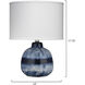 Batik 17.75 inch 60.00 watt Indigo Table Lamp Portable Light in White Linen