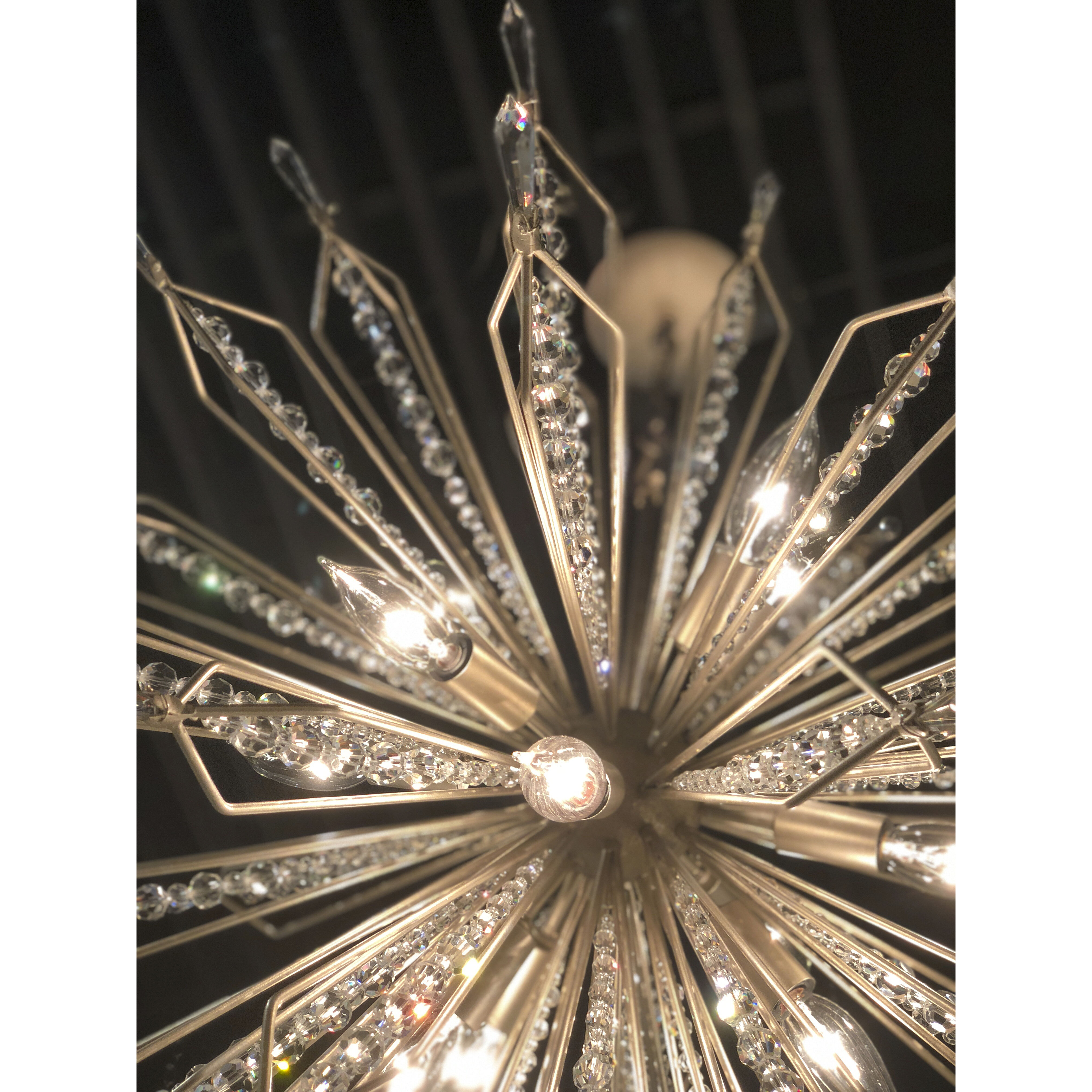 Orbital 16 Light 36 inch Gold Dust Pendant Ceiling Light