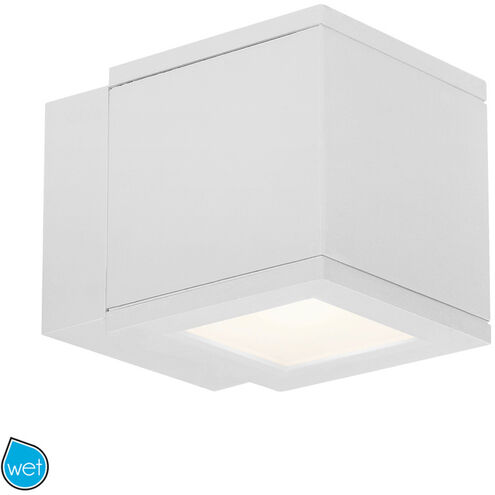 WAC Lighting Rubix LED 7 inch White Outdoor Wall Light WS-W2504-WT - Open Box