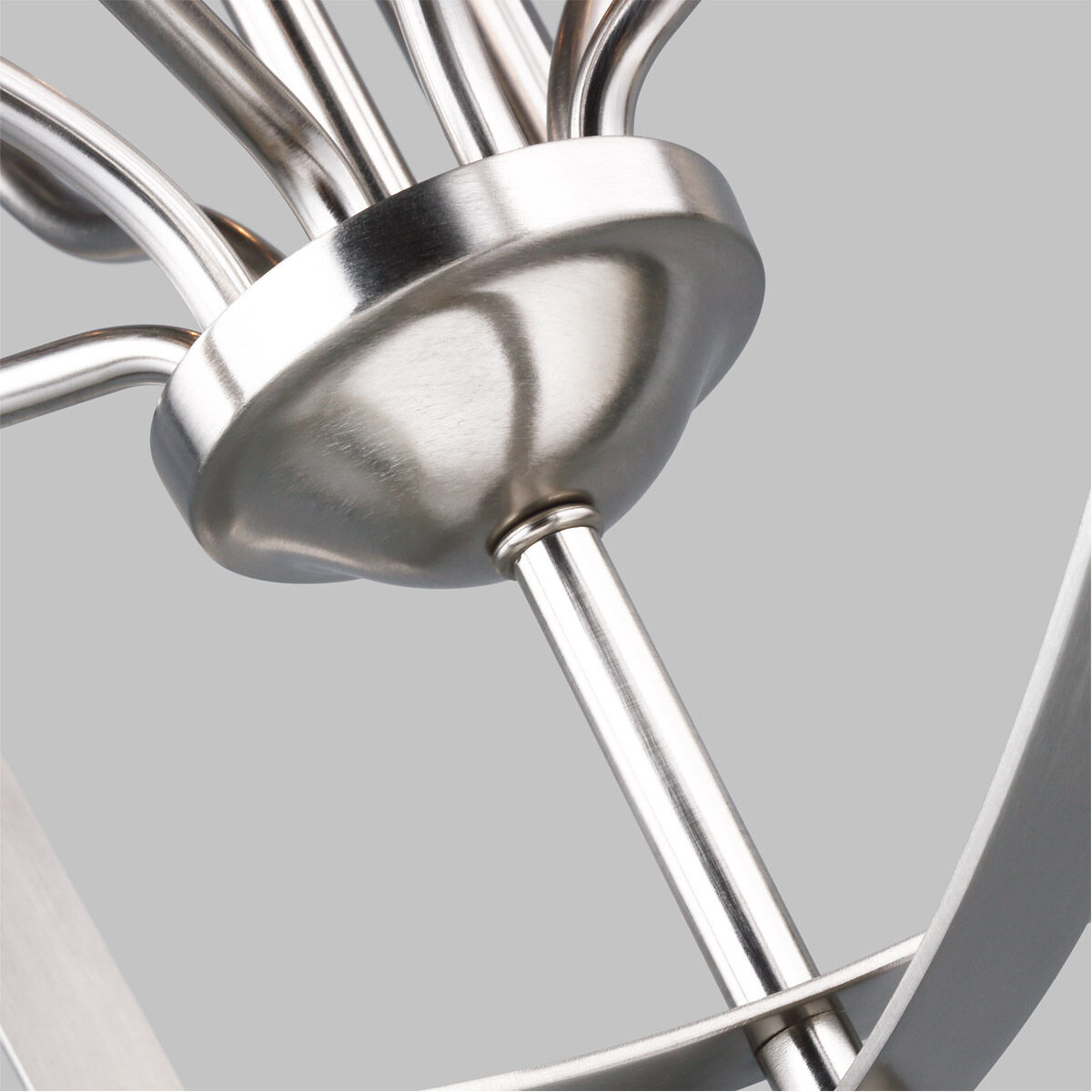 Romee 8 Light 18 inch Brushed Nickel Foyer Pendant Ceiling Light, Large