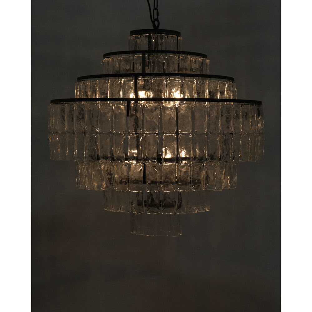 Satellite 8 Light 31.5 inch Matte Black Chandelier Ceiling Light