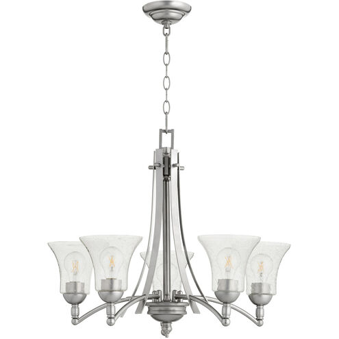 Aspen 5 Light 27 inch Classic Nickel Chandelier Ceiling Light