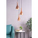 Aiken 3 Light 14 inch Honey Gold Pendant Ceiling Light