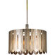 Serena 3 Light 26 inch Antique Brass Chandelier Ceiling Light