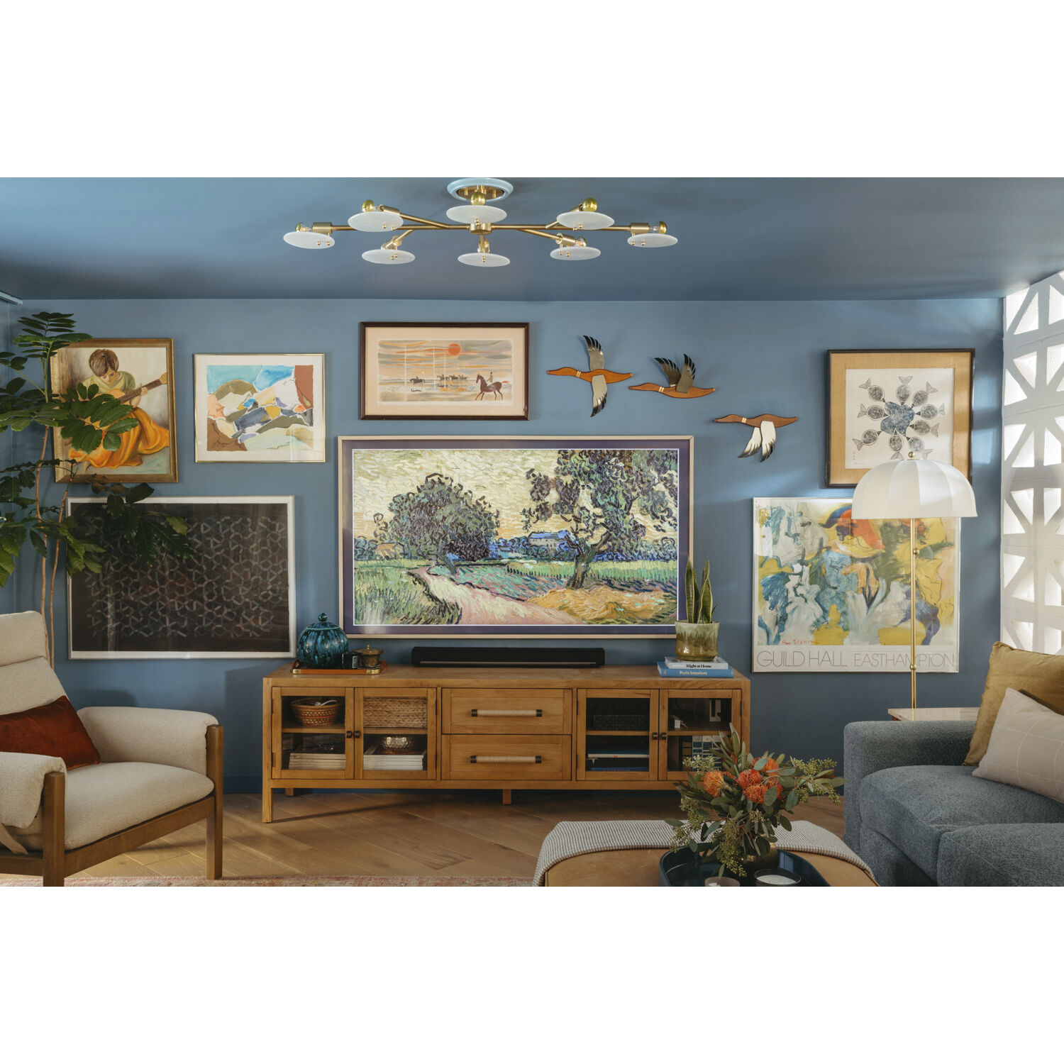 Meshelle 64.25 inch 25.00 watt Aged Brass Floor Lamp Portable Light