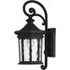 Estate Series Raley Outdoor Wall Mount Lantern in Museum Black, Small