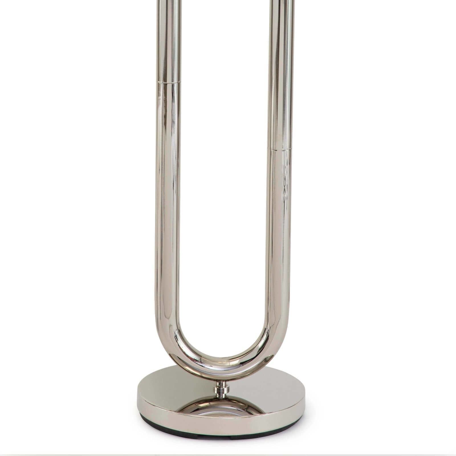 Happy 52.5 inch 5.00 watt Polished Nickel Floor Lamp Portable Light