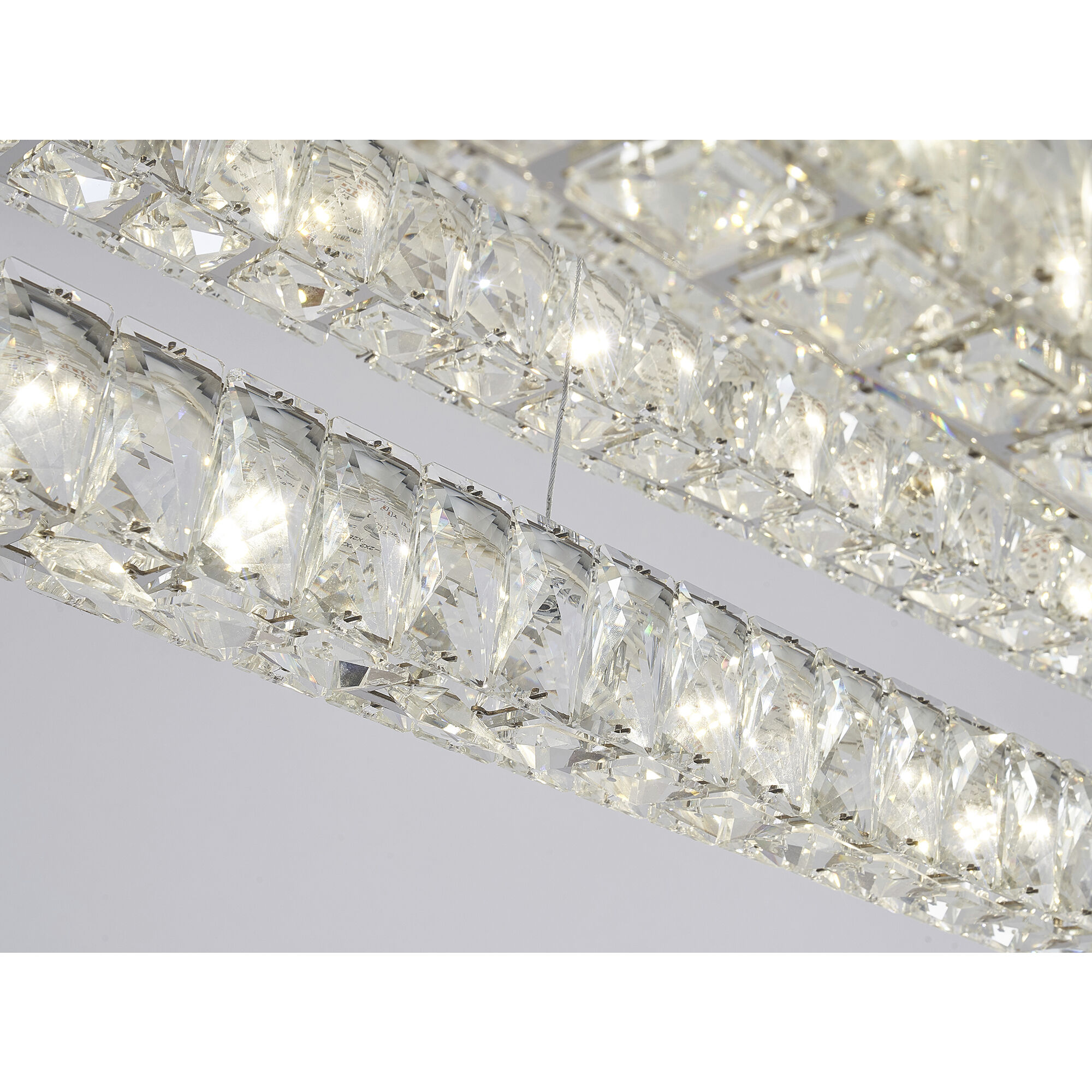 Canada LED 19 inch Chrome Chandelier Ceiling Light