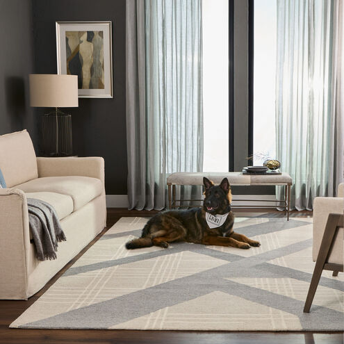 Sachin 36 X 24 inch Grey/ Neutral Rug in 2 x 3