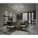 Beyond Solitude LED 35.5 inch Antique Nickel Chandelier Ceiling Light, Beyond