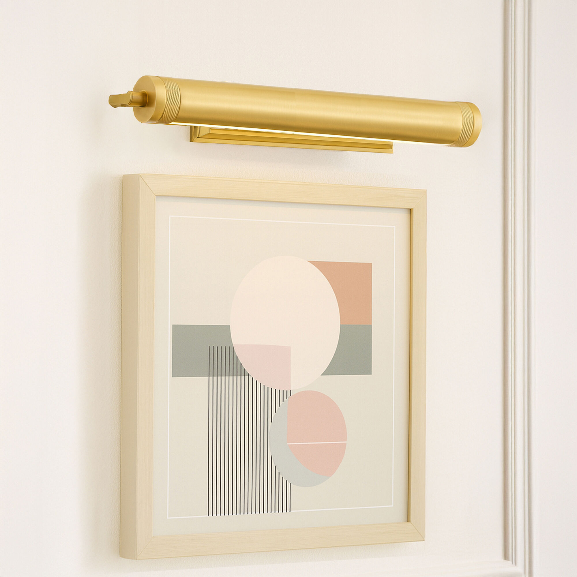 Wyatt 2 Light 24.5 inch Modern Brass Wall Sconce Wall Light