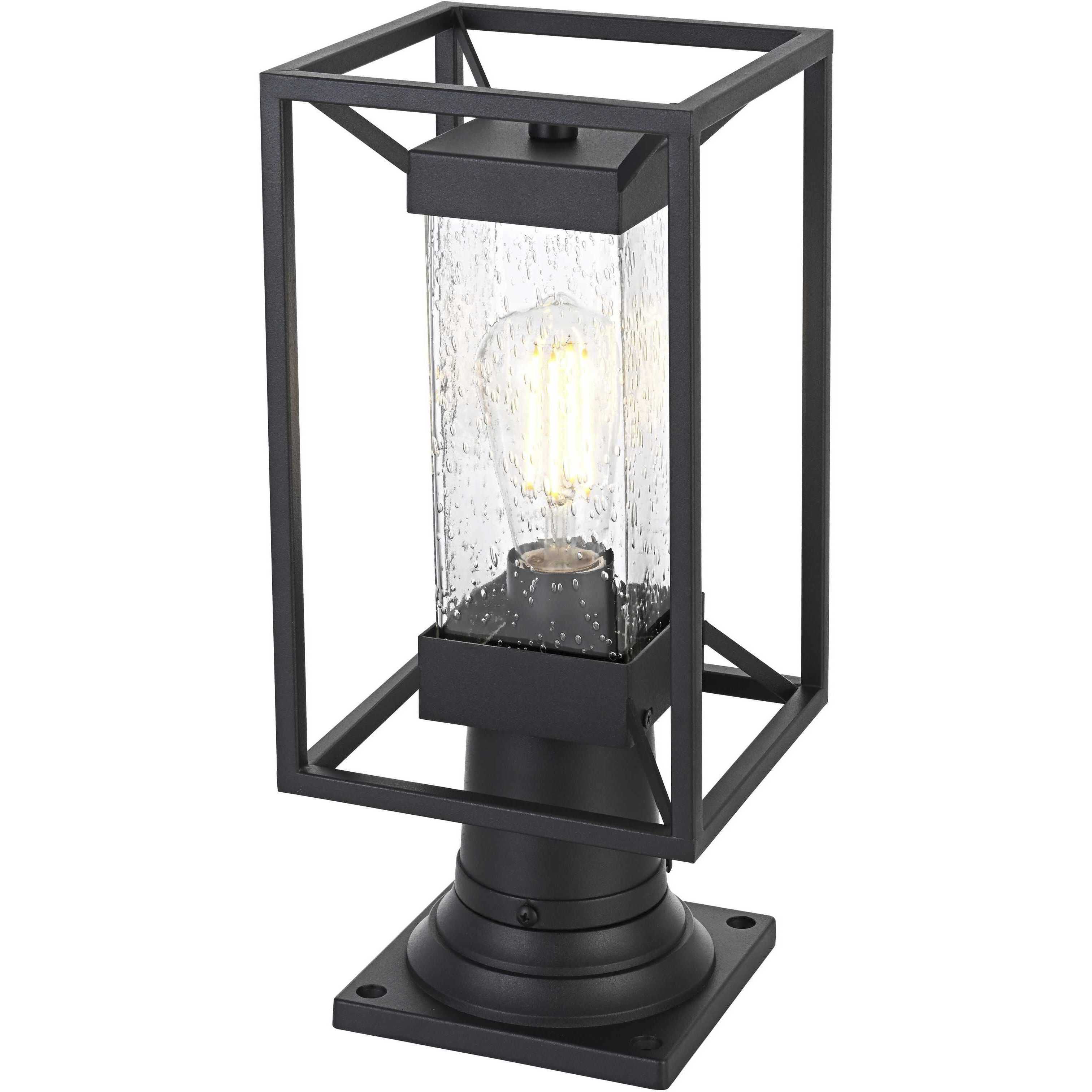 Willington 1 Light 16 inch Black Outdoor Post Light