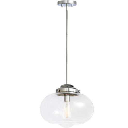 Blop 1 Light 14 inch Chrome Pendant Ceiling Light
