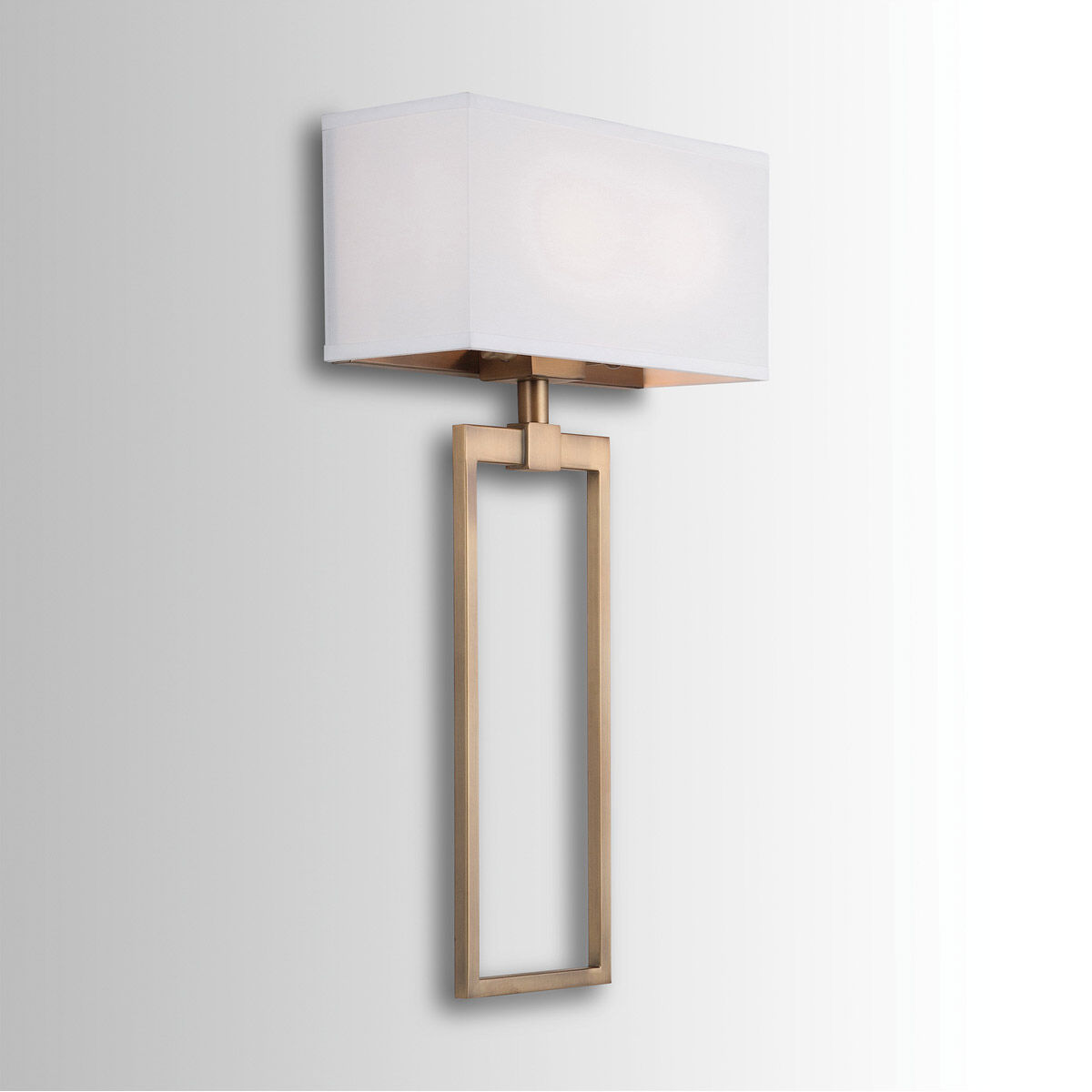 Tatum 2 Light 15 inch Aged Brass Sconce Wall Light