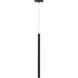 Forest LED 4.75 inch Matte black Pendant Ceiling Light in 1, 3, Matt black Steel