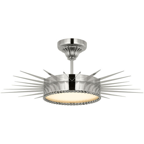 Suzanne Kasler Soleil LED 27.75 inch Polished Nickel Semi-Flush Mount Ceiling Light