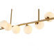 Canada 8 Light 4 inch Copper Chandelier Ceiling Light