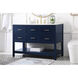 Sinclaire 48 X 22 X 34 inch Blue Vanity Sink Set