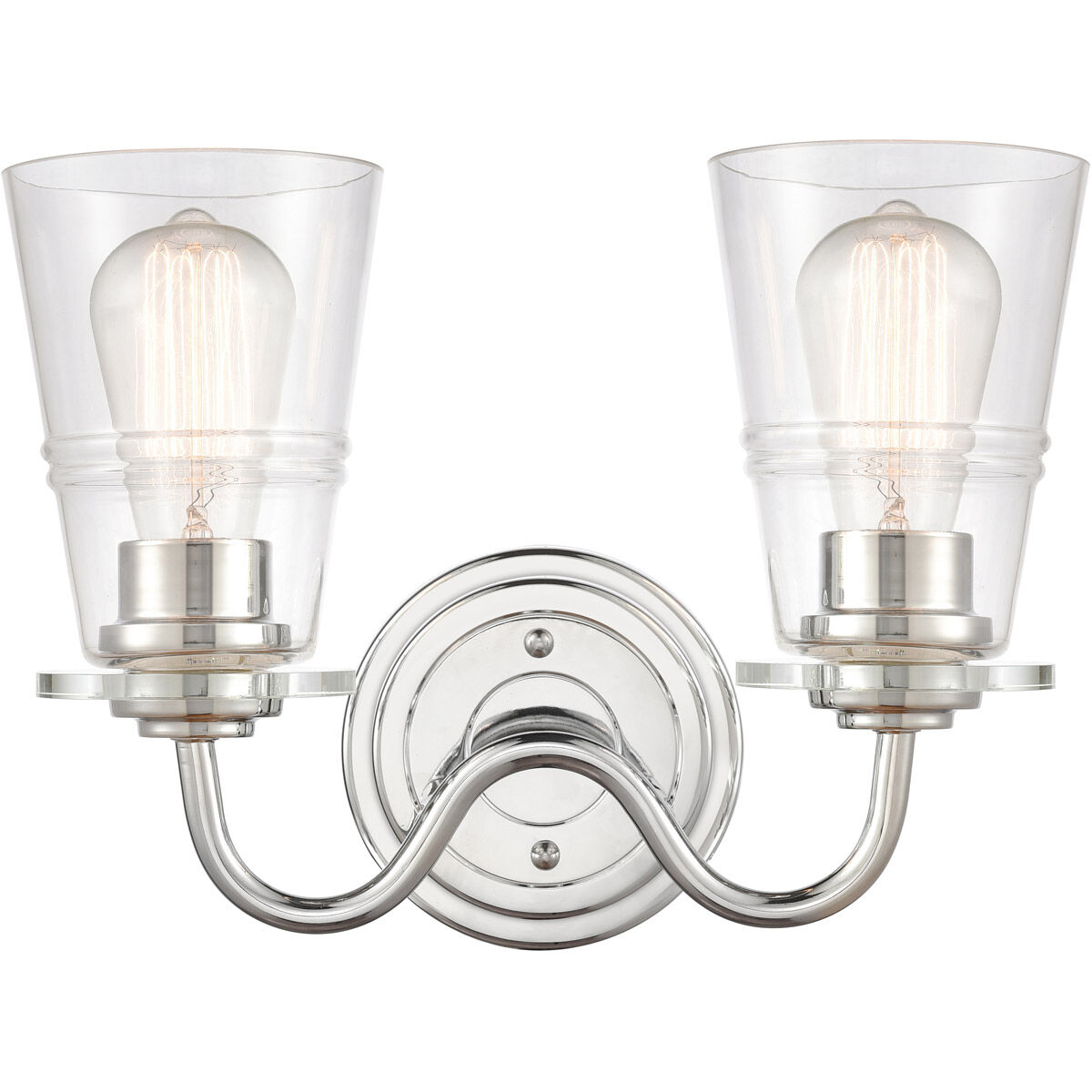 Scarlett LED 14 inch Polished Chrome Bath Vanity Light Wall Light