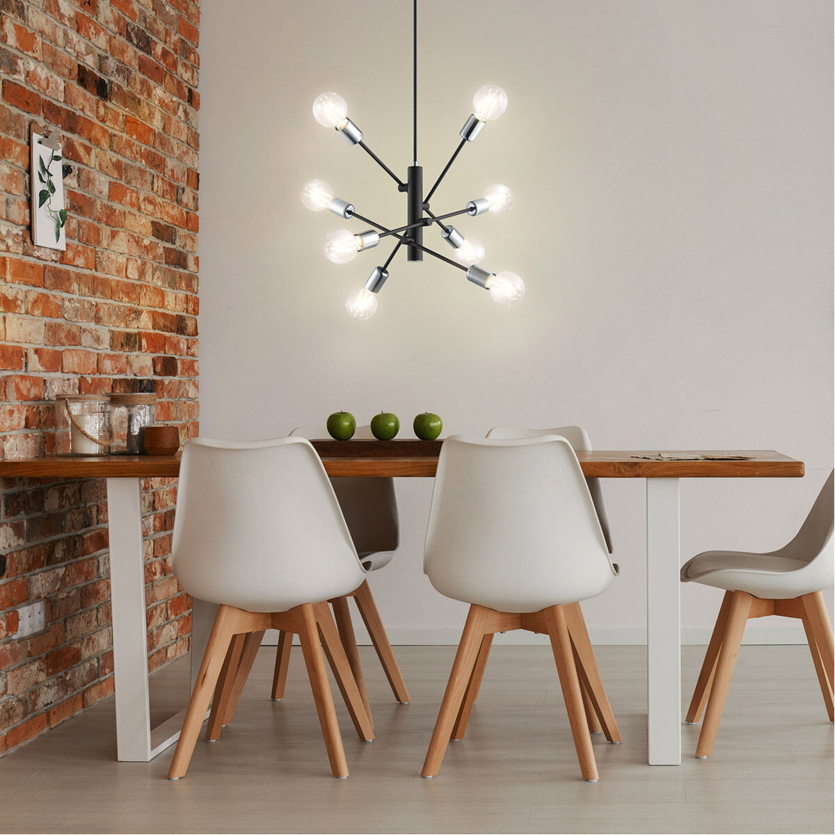 Gradoli 27.95 inch Matte Black Pendant Ceiling Light