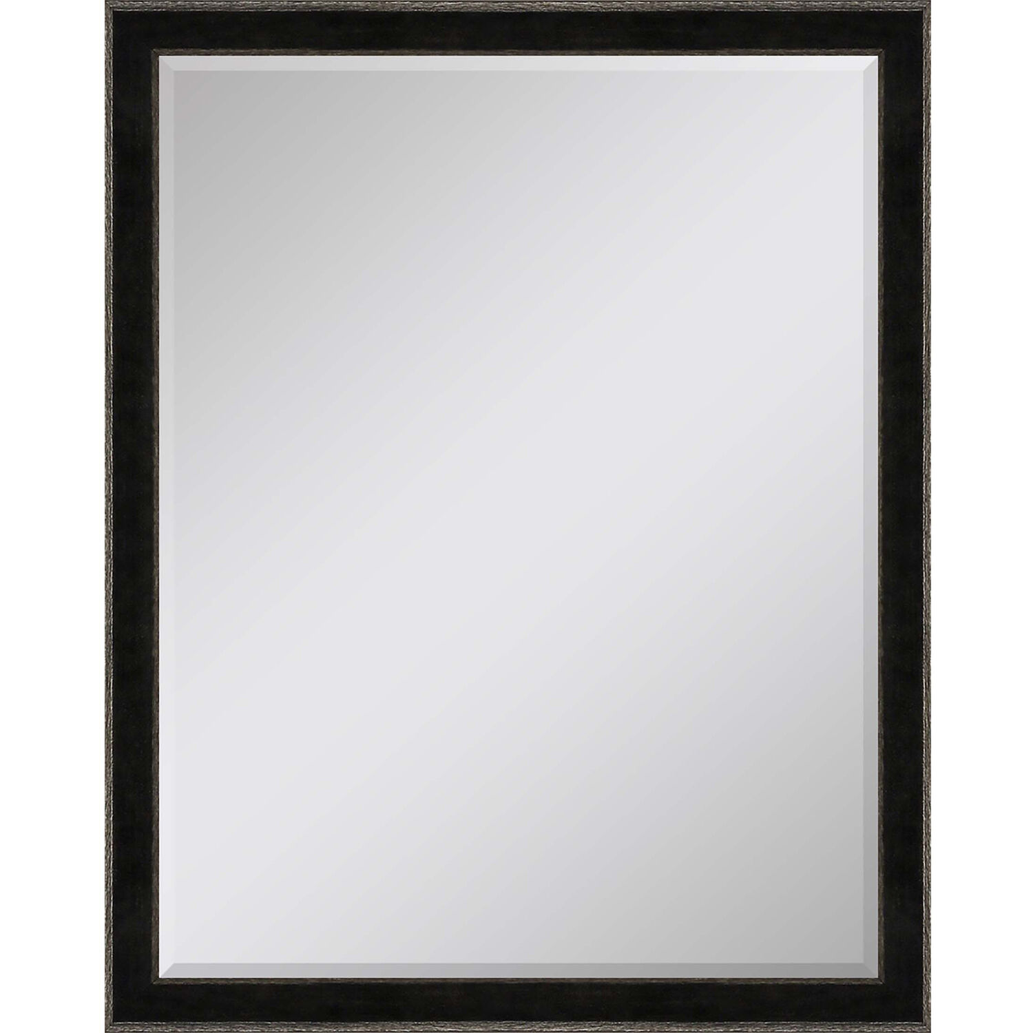 535 Mirror Group 52 X 40 inch Black and Metallic Wall Mirror
