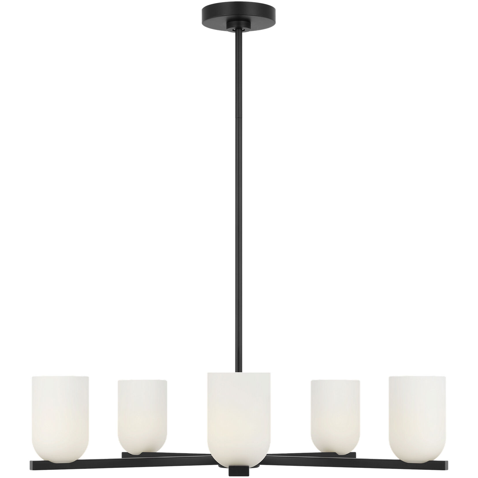 Neblina LED 27.5 inch Midnight Black Chandelier Ceiling Light