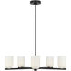 Neblina LED 27.5 inch Midnight Black Chandelier Ceiling Light