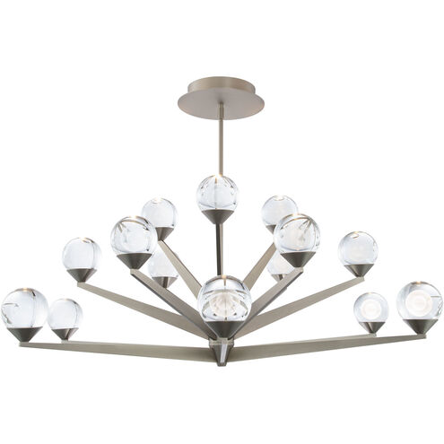 Double Bubble 15 Light 42 inch Satin Nickel Chandelier Ceiling Light