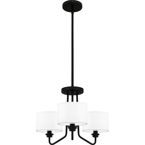 Ainsdale 3 Light 18 inch Matte Black Pendant Ceiling Light
