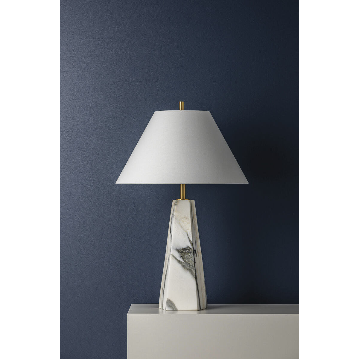 Benicia 30 inch 15.00 watt Aged Brass Table Lamp Portable Light