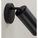 Robbie 1 Light 5 inch Matte Black Sconce Wall Light