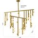 Canada 44 Light 50 inch Satin Brass Chandelier Ceiling Light