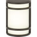 Bay View 1 Light 10 inch Oil Rubbed Bronze Outdoor Pocket Lantern, Great Outdoors