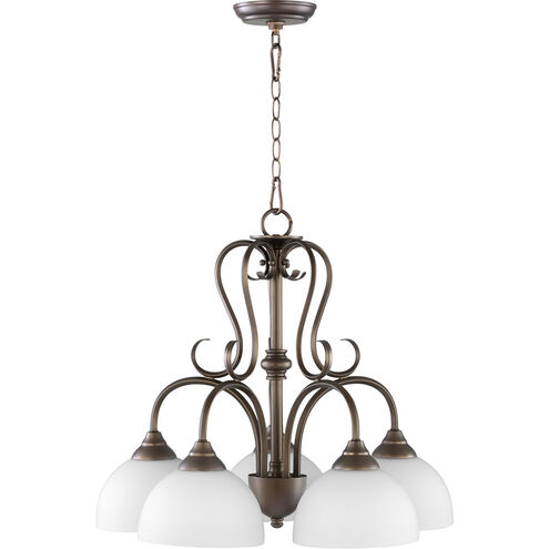 Powell 5 Light 22 inch Oiled Bronze Nook Chandelier Ceiling Light