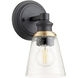 Dunbar 1 Light 5 inch Noir Wall Sconce Wall Light